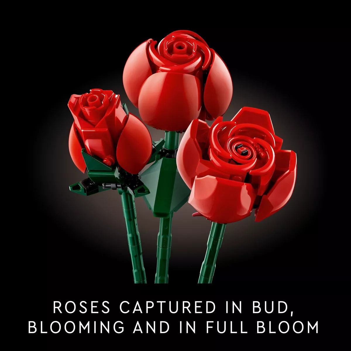 LEGO Icons Bouquet of Roses, Flower Build and Display Set 10328